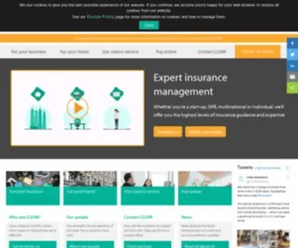 Thecleargroup.com(Chartered Insurance Broker) Screenshot