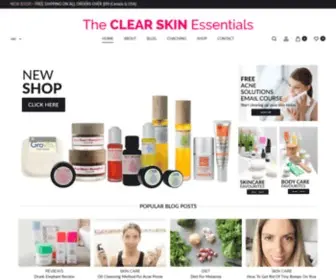 Theclearskinessentials.com(Perfect Your Skin From The Inside Out) Screenshot
