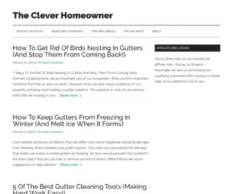 Thecleverhomeowner.com(The Clever Homeowner) Screenshot