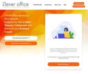 Thecleveroffice.ca(Virtual Office Headquarters) Screenshot