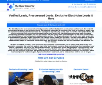 Theclientconnector.com(Exclusive Power Washing Leads) Screenshot