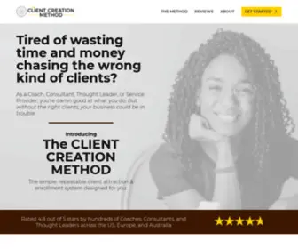 Theclientcreationmethod.com(Theclientcreationmethod) Screenshot