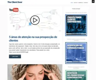 Theclientdoor.com(Início) Screenshot