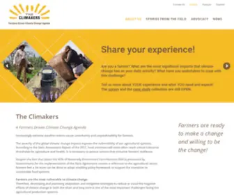 Theclimakers.org(The Climakers) Screenshot