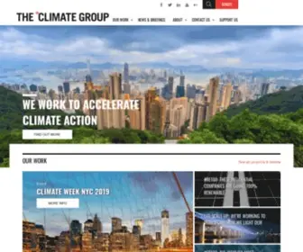 Theclimategroup.org(The Climate Group) Screenshot