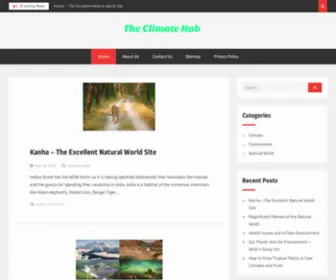 Theclimatehub.com(The Climate Hub) Screenshot