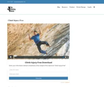 Theclimbingdoctor.com(The Climbing Doctor) Screenshot