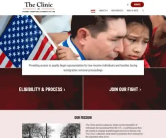 Theclinickc.org(The Clinic) Screenshot