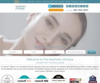Theclinique.com(Cosmetic Enhancements Santa Rosa Beach) Screenshot