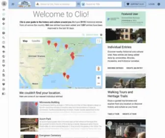 Theclio.com(Clio) Screenshot