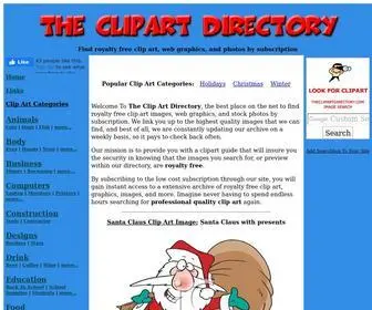 Theclipartdirectory.com(The Clip Art Directory) Screenshot