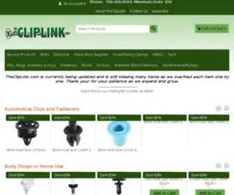 Thecliplink.com(The ClipLink Automotive Clips & Fasteners) Screenshot