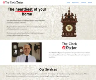 Theclockdoctor.co.za(The Clock Doctor) Screenshot