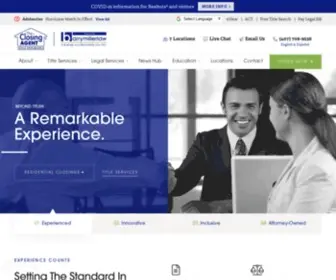 Theclosingagent.com(Real Estate Title Insurance and Closings) Screenshot