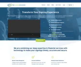 Theclosingexchange.com(The Closing Exchange) Screenshot