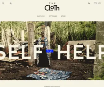 Thecloth.com(THE CLOTH) Screenshot