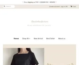 Theclothesfactory.co(Theclothesfactory) Screenshot