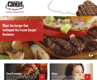 Thecloudburger.com(Surely a frozen burger) Screenshot