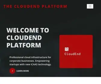 Thecloudend.com(CloudEnd Platform) Screenshot