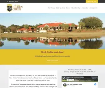 Theclubathiddencreek.com(The Club at Hidden Creek) Screenshot