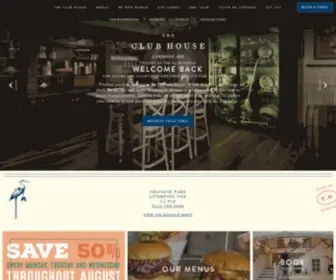 Theclubhouse.uk.com(The Club House Bar and Restaurant) Screenshot