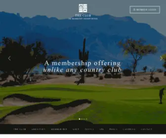 TheclubjWdesertridge.com(The Club at JW Marriott Desert Ridge) Screenshot
