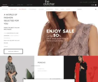 Theclutcher.com(Luxury clothes) Screenshot