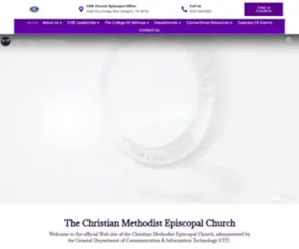 Thecmechurch.org(The Christian Methodist Episcopal Church was organized in 1870. It's mission) Screenshot