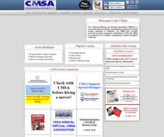 Thecmsa.org(California Moving & Storage Association) Screenshot