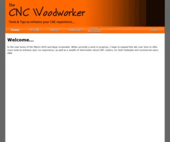 Thecncwoodworker.com(CNC Woodworker) Screenshot