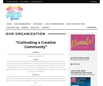 Thecoachellavalleyartscene.com(Our Organization) Screenshot