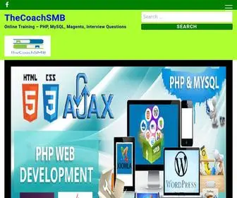 Thecoachsmb.com(Most Trusted Magento2 Training Courses) Screenshot