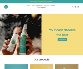 Thecococurls.com(Coco Curls Official Store) Screenshot