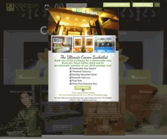 Thecocoonhotel.com(Cocoon Boutique Hotel) Screenshot