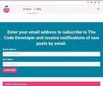 Thecodedeveloper.com Screenshot