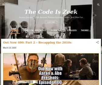 Thecodeiszeek.com(The Code Is Zeek) Screenshot