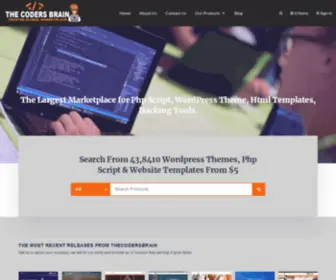 Thecodersbrain.com(Trusted Global Marketplace) Screenshot
