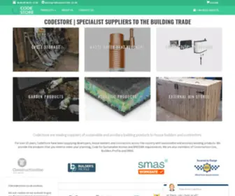 Thecodestore.co.uk(Specialist suppliers to the building trade) Screenshot