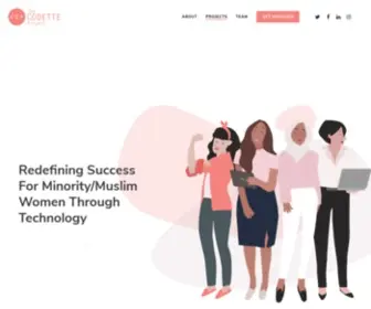 Thecodetteproject.com(Inspiring minority women in tech) Screenshot