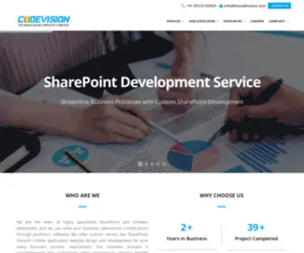 Thecodevision.com(Software development company) Screenshot