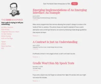 Thecodewhisperer.com(Where the Hell) Screenshot
