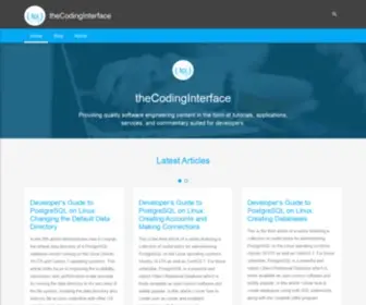 Thecodinginterface.com(The Coding Interface) Screenshot
