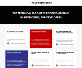 Thecodingmachine.io(Thecodingmachine) Screenshot
