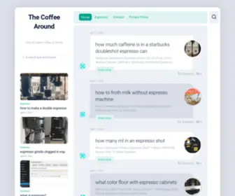 Thecoffeearound.com(Hoe maak je koffie thuis) Screenshot