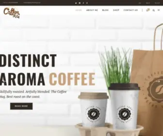 Thecoffeehug.com(Shop Home) Screenshot