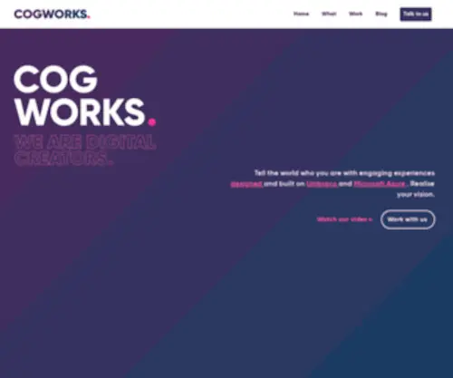 Thecogworks.com(Cogworks is a hybrid) Screenshot