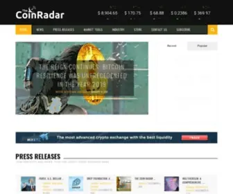Thecoinradar.com(The Coin Radar) Screenshot