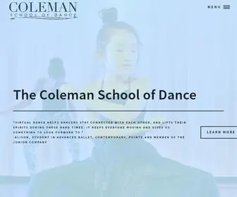 Thecolemandance.com(The Coleman School of Dance) Screenshot