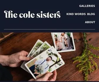 Thecolesisters.com(The Cole Sisters) Screenshot