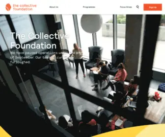 Thecollectivefoundation.com(The Collective Foundation) Screenshot